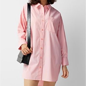 Oversized shirt dress